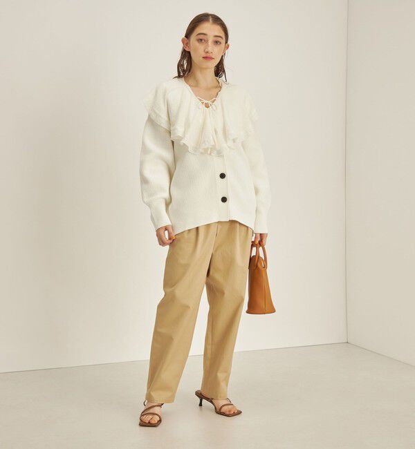 SHIPS for women「〈手洗い可能〉スムージーリップ ラッフル ブラウス ◇」|シャツ・ブラウス|