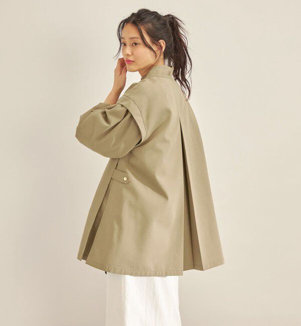 SHIPS for women「強撚 ギャバ スタンドカラー ハーフ コート ◇」|その他|
