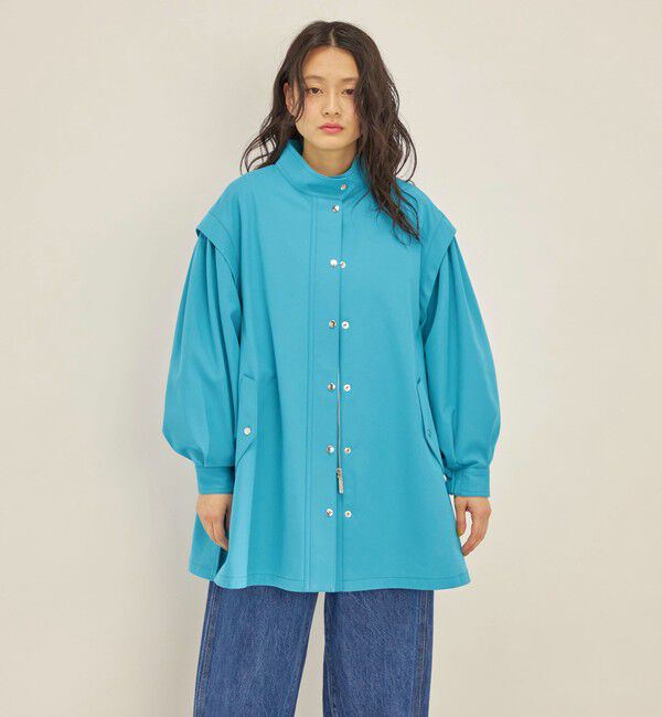 SHIPS for women「強撚 ギャバ スタンドカラー ハーフ コート ◇」|その他|