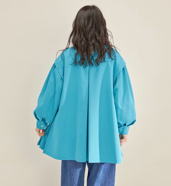 SHIPS for women「強撚 ギャバ スタンドカラー ハーフ コート ◇」|その他|