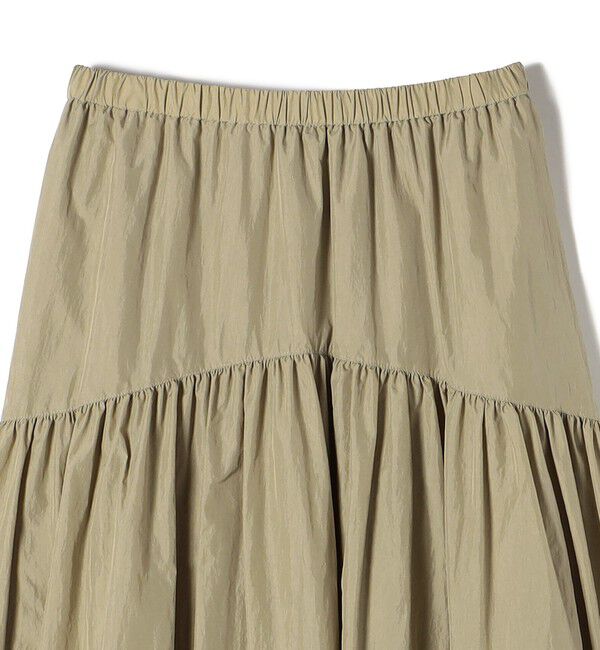 SHIPS for women「〈手洗い可能〉タフタ ティアード ロング スカート」|スカート|
