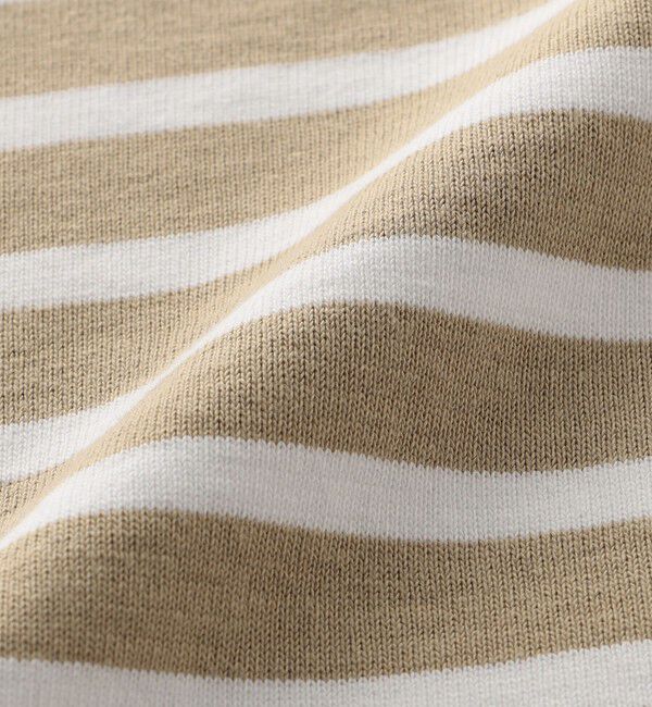 SHIPS KIDS「SHIPS KIDS:100～170cm / パネル ボーダー 半袖 TEE」|Tシャツ・カットソー|