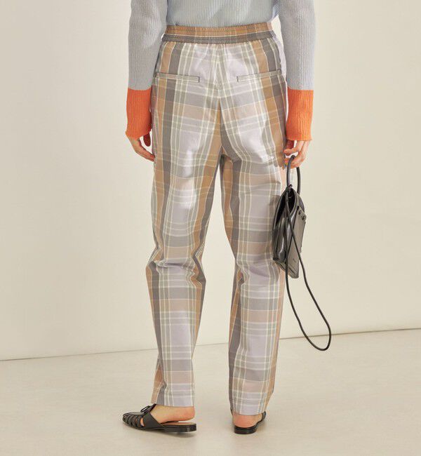 SHIPS for women「〈手洗い可能〉先染め チェック タイプライター パンツ◇」|その他|