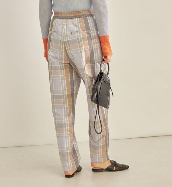 SHIPS for women「〈手洗い可能〉先染め チェック タイプライター パンツ◇」|その他|