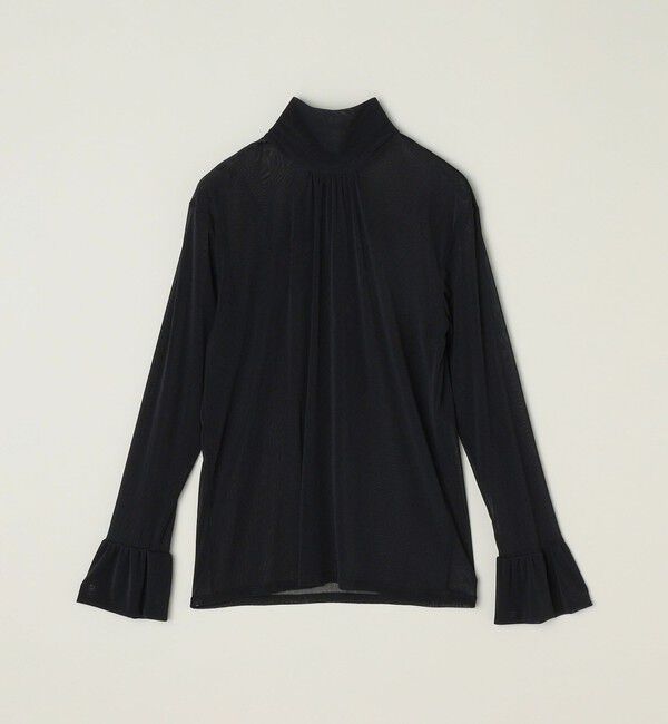 quaranciel「quaranciel:〈洗濯機可能〉チュール シアー ボウタイ プルオーバー」|Tシャツ・カットソー|