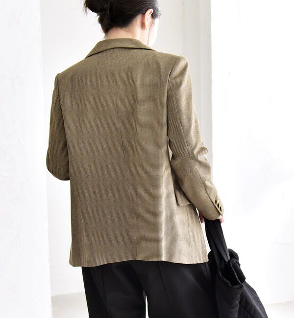 quaranciel「quaranciel:〈洗濯機可能〉ハンサム ダブルブレスト ブレザー ジャケット（セットアップ対応）」|テーラードジャケット|