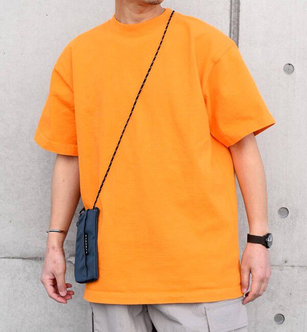 SHIPS any「【SHIPS any別注】LOS ANGELES APPAREL: 8.5oz ガーメントダイ Tシャツ◇」|Tシャツ・カットソー|オレンジ