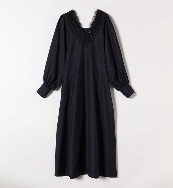 quaranciel「quaranciel:〈手洗い可能〉ウーステッド レース コンシャス ワンピース」|ワンピース|