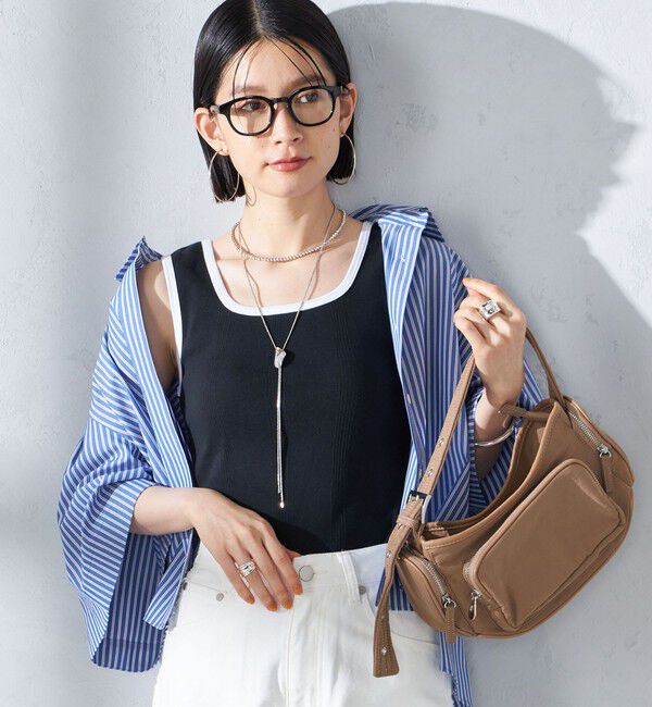 SHIPS for women「【SHIPS別注】miller:スクエアネック タンクトップ」|タンクトップ|