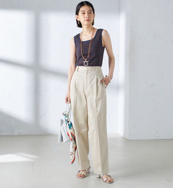 SHIPS for women「【SHIPS別注】miller:スクエアネック タンクトップ」|タンクトップ|