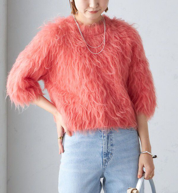 SHIPS for women「〈手洗い可能〉シャギー ファー プルオーバー」|ニット・セーター|