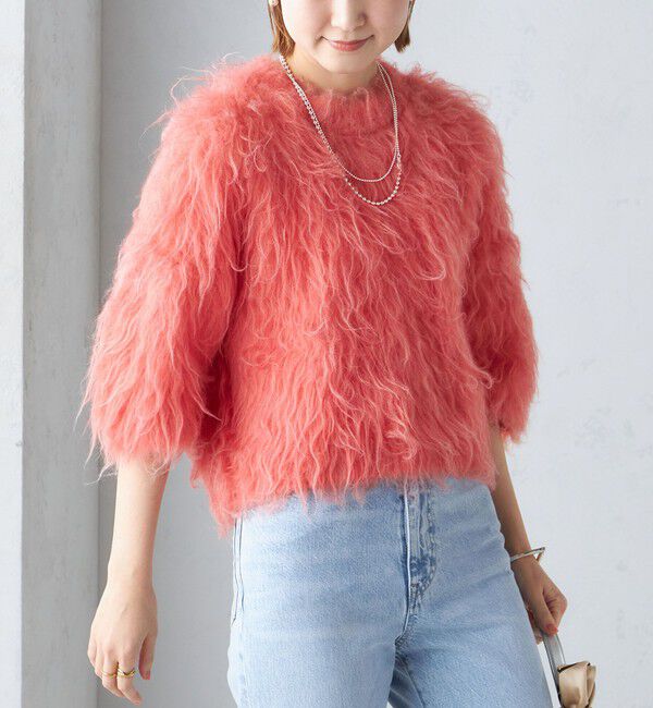 SHIPS for women「〈手洗い可能〉シャギー ファー プルオーバー」|ニット・セーター|