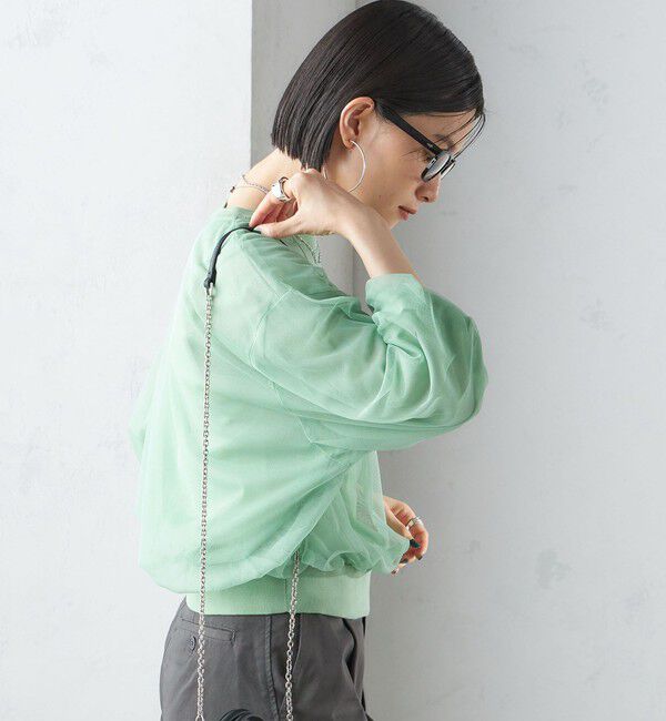 SHIPS for women「〈手洗い可能〉ダブル シアー ニット プルオーバー」|ニット・セーター|