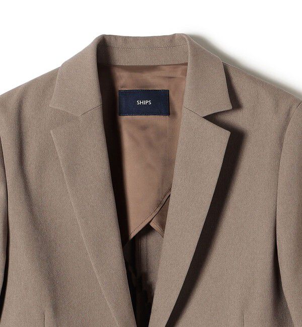 SHIPS for women「〈手洗い可能〉ツイル ストレッチ テーラード ジャケット（セットアップ対応）」|テーラードジャケット|