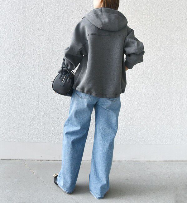 SHIPS for women「【WEB限定】〈手洗い可能〉ダンボール ダブルジップ フーディー 1」|パーカー|