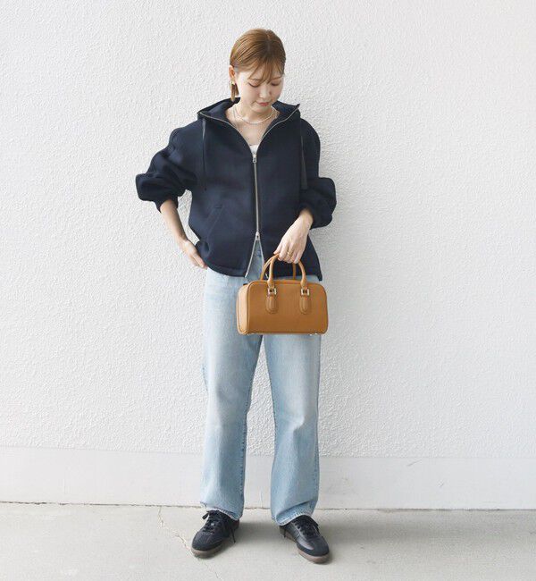 SHIPS for women「【WEB限定】〈手洗い可能〉ダンボール ダブルジップ フーディー 1」|パーカー|