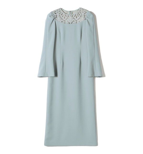 SHIPS for women「troisiemeCHACO:レース 切替 ワンピース（セレモニー対応可）」|ワンピース|