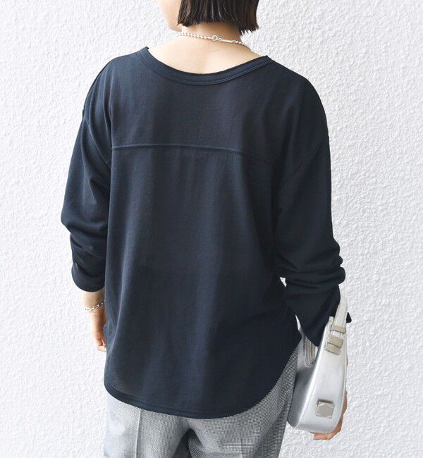 SHIPS for women「〈洗濯機可能〉シアー 裏毛 2WAY プルオーバー」|Tシャツ・カットソー|