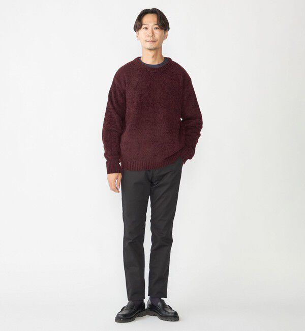 SHIPS「SHIPS:〈手洗い可能〉メランジ モール クルーネック ニット」|ニット・セーター|