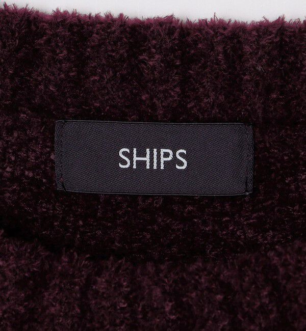 SHIPS「SHIPS:〈手洗い可能〉メランジ モール クルーネック ニット」|ニット・セーター|