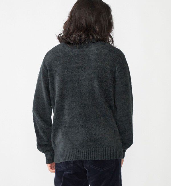 SHIPS「SHIPS:〈手洗い可能〉メランジ モール クルーネック ニット」|ニット・セーター|