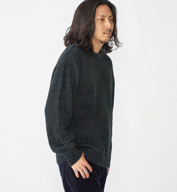 SHIPS「SHIPS:〈手洗い可能〉メランジ モール クルーネック ニット」|ニット・セーター|