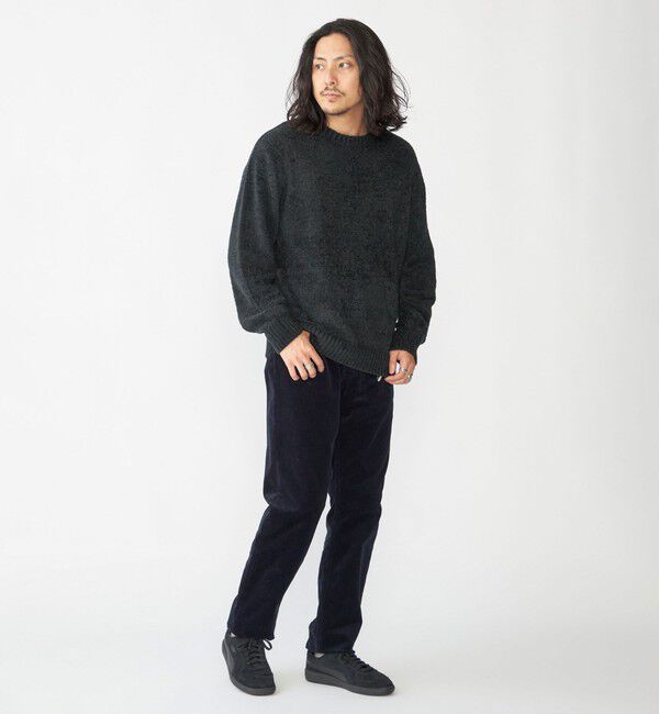 SHIPS「SHIPS:〈手洗い可能〉メランジ モール クルーネック ニット」|ニット・セーター|