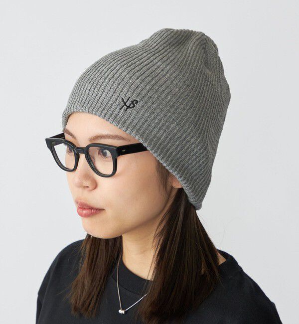 SHIPS「【WEB限定】SHIPS:〈抗菌/防臭〉2サイズ ワンポイント ロゴ ワッチ キャップ ビーニー」|ニット帽|