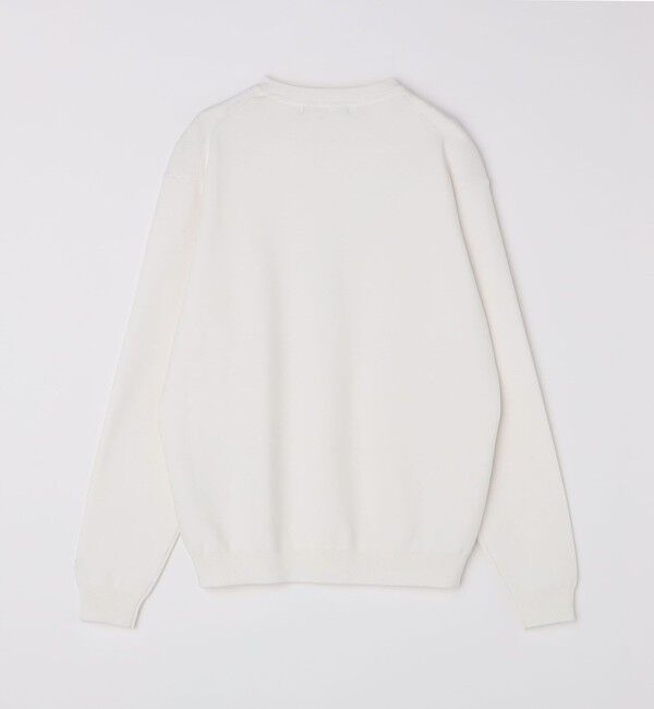 SHIPS「【WEB限定】SHIPS:〈ネックが選べる/手洗い可能〉テレワーク ビズ ワンポイント ロゴ ニット」|ニット・セーター|