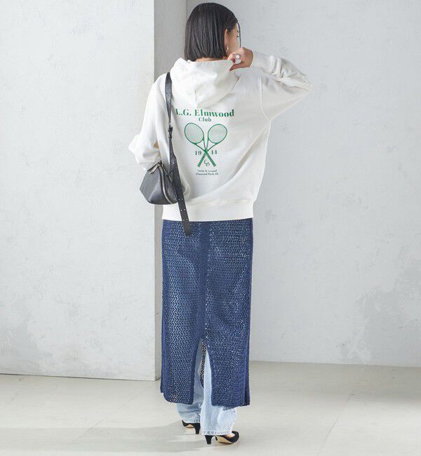 SHIPS for women「【SHIPS別注】LOGAN KNITTING MILLS: プリント フーディー」|パーカー|