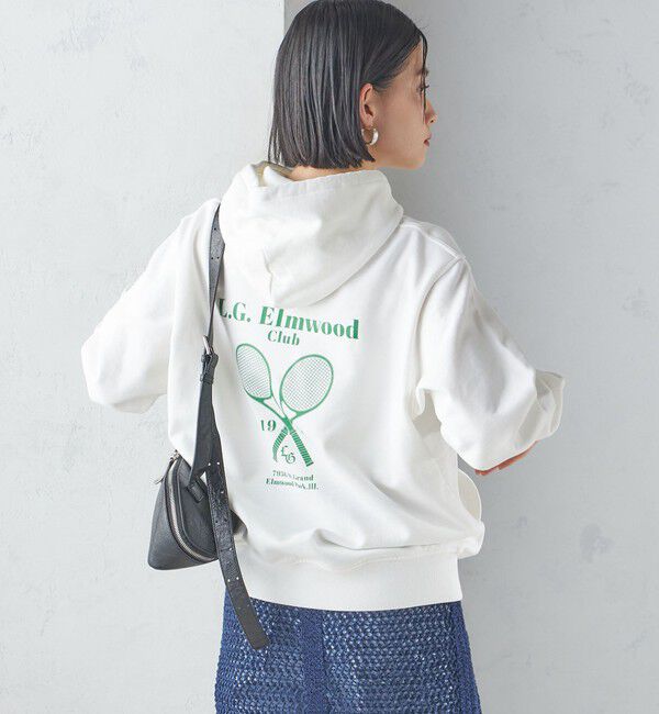 SHIPS for women「【SHIPS別注】LOGAN KNITTING MILLS: プリント フーディー」|パーカー|