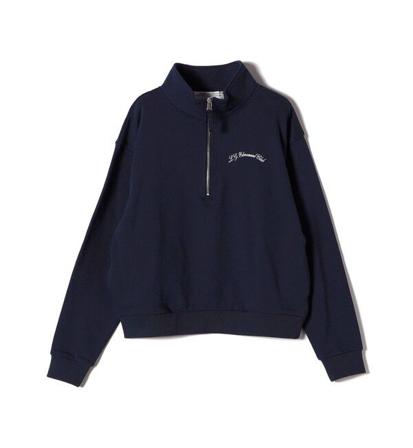 SHIPS for women「【SHIPS別注】LOGAN KNITTING MILLS: ハーフ ジップ プルオーバー」|スウェット・ジャージ|