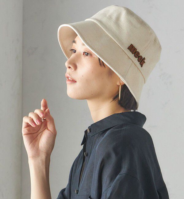 SHIPS for women「ロゴ バケット ハット」|ハット|アイボリー