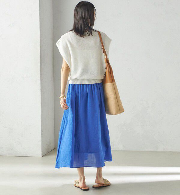SHIPS for women「〈手洗い可能〉ラミー 4 ウエスト シャーリング スカート」|スカート|