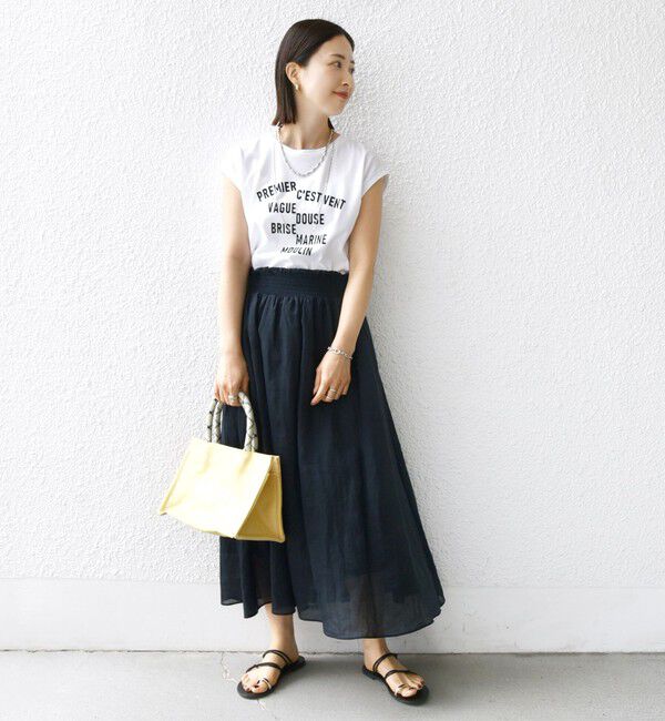 SHIPS for women「〈手洗い可能〉ラミー 4 ウエスト シャーリング スカート」|スカート|