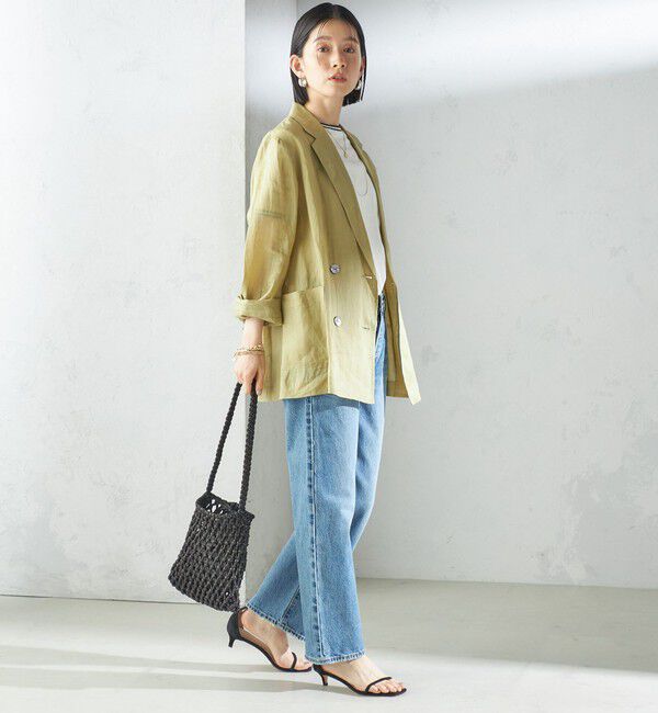 SHIPS for women「The Bagmati:オーガンジー 巾着 マクラメ バッグ」|ショルダー・メッセンジャー|