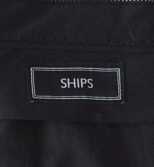 SHIPS「SHIPS: ラグジュアリー カノニコ バーズアイ スラックス」|スラックス|