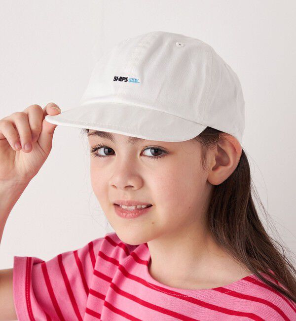 SHIPS any「SHIPS any: cinq you ワンポイント ロゴ 刺繍 キャップ <KIDS>」|キャップ・キャスケット|