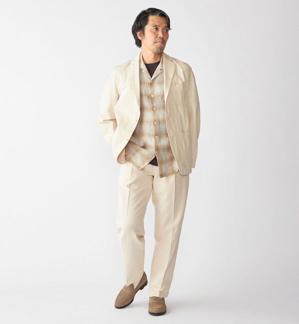 SHIPS「Southwick: Gate Label コットン シルク 1プリーツ パンツ」|その他|