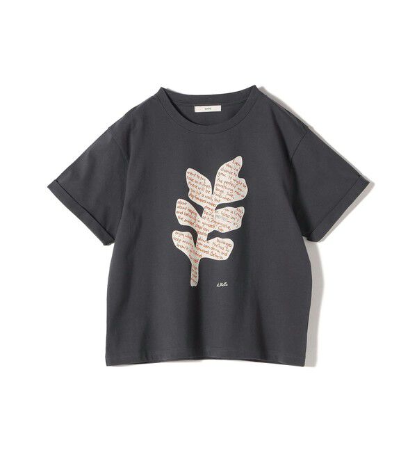 SHIPS for women「【WEB限定】モチーフ 刺繍 プリント TEE」|Tシャツ・カットソー|