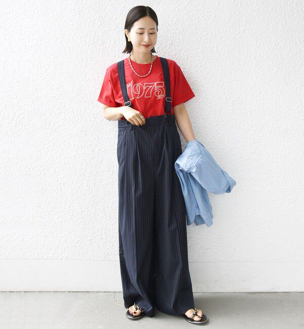 SHIPS for women「【WEB限定】モチーフ 刺繍 プリント TEE」|Tシャツ・カットソー|