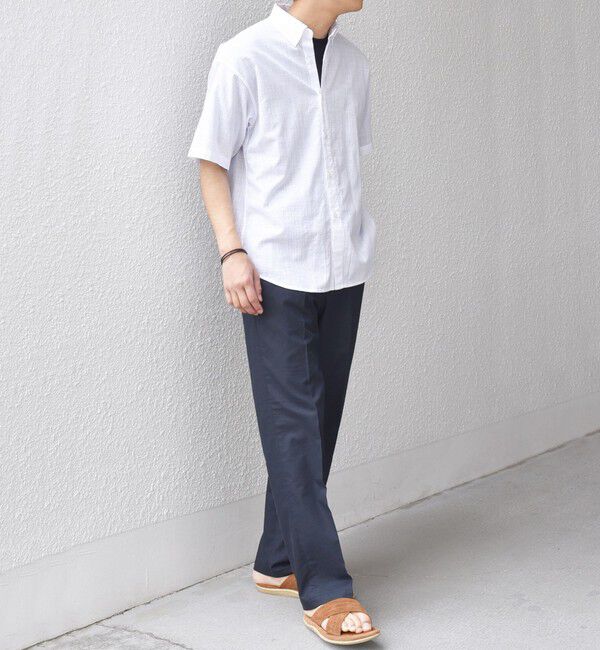 SHIPS any「SHIPS any: BEZ TEXTILE マルチカラー ストライプ/ソリッド ボタンダウン ショートスリーブ シャツ◇」|シャツ・ブラウス|