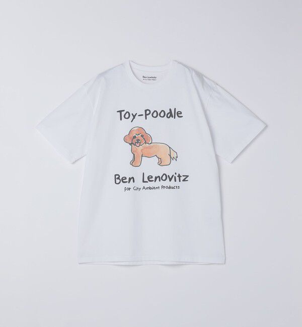 SHIPS「【City Ambient Products別注】Ben Lenovitz: DOG CAT Tシャツ」|Tシャツ・カットソー|