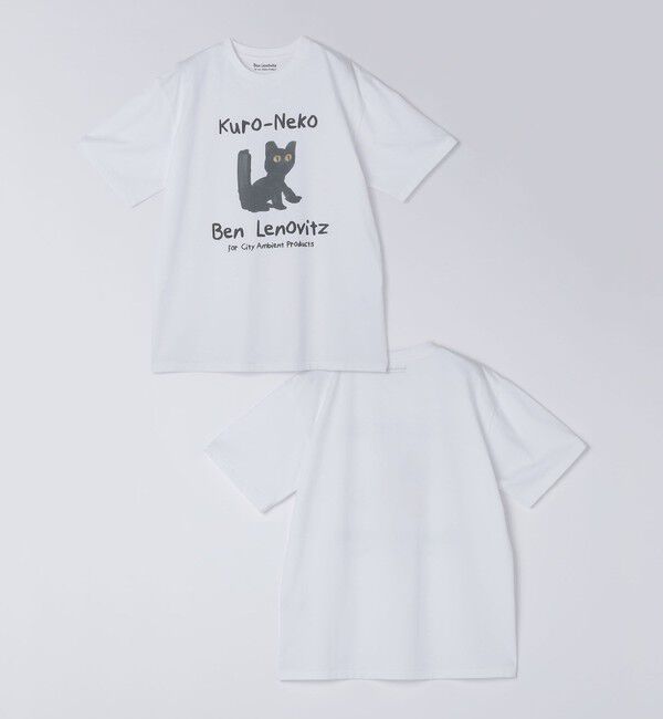 SHIPS「【City Ambient Products別注】Ben Lenovitz: DOG CAT Tシャツ」|Tシャツ・カットソー|