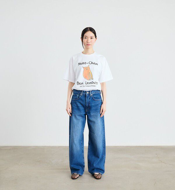 SHIPS「【City Ambient Products別注】Ben Lenovitz: DOG CAT Tシャツ」|Tシャツ・カットソー|