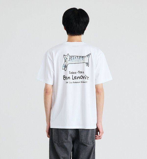 SHIPS「【City Ambient Products別注】Ben Lenovitz: DOG CAT Tシャツ」|Tシャツ・カットソー|