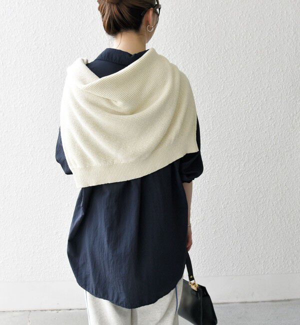 SHIPS any「SHIPS any:〈多機能/洗濯機可能〉ナイロン タスラン ポケット ビッグ シャツ」|シャツ・ブラウス|