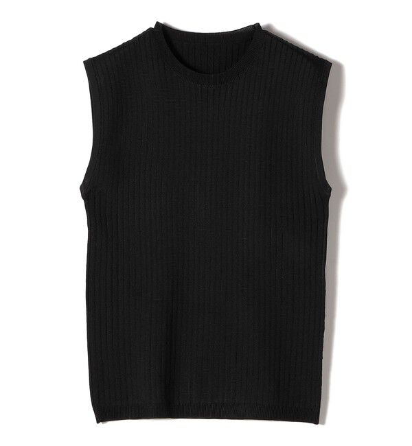 SHIPS Colors 「SHIPS Colors:〈手洗い可能〉ブライト ワイドリブ ノースリーブ ニット◇」|ニット・セーター|