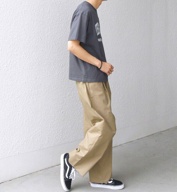 SHIPS any「SHIPS any:〈洗濯機可能〉MERROW ワイド 1タック イージー チノパンツ◇」|チノ|