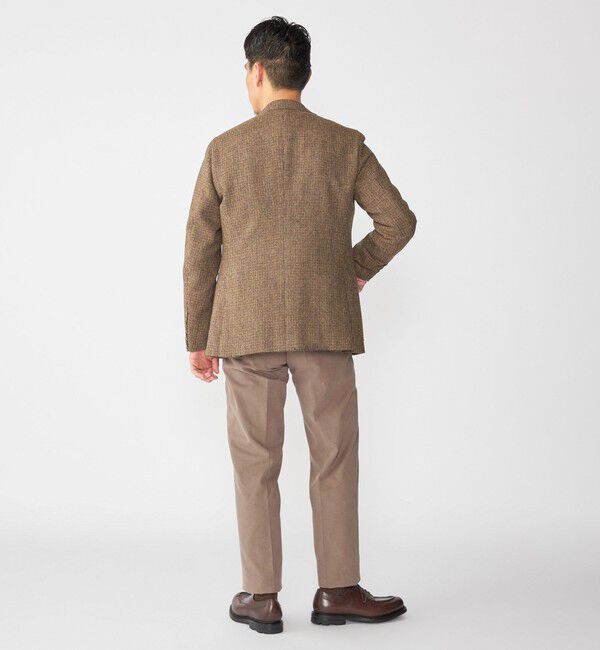 SHIPS「【SHIPS別注】CARUSO: AIDA ハウンドトゥース ツイード ジャケット」|テーラードジャケット|